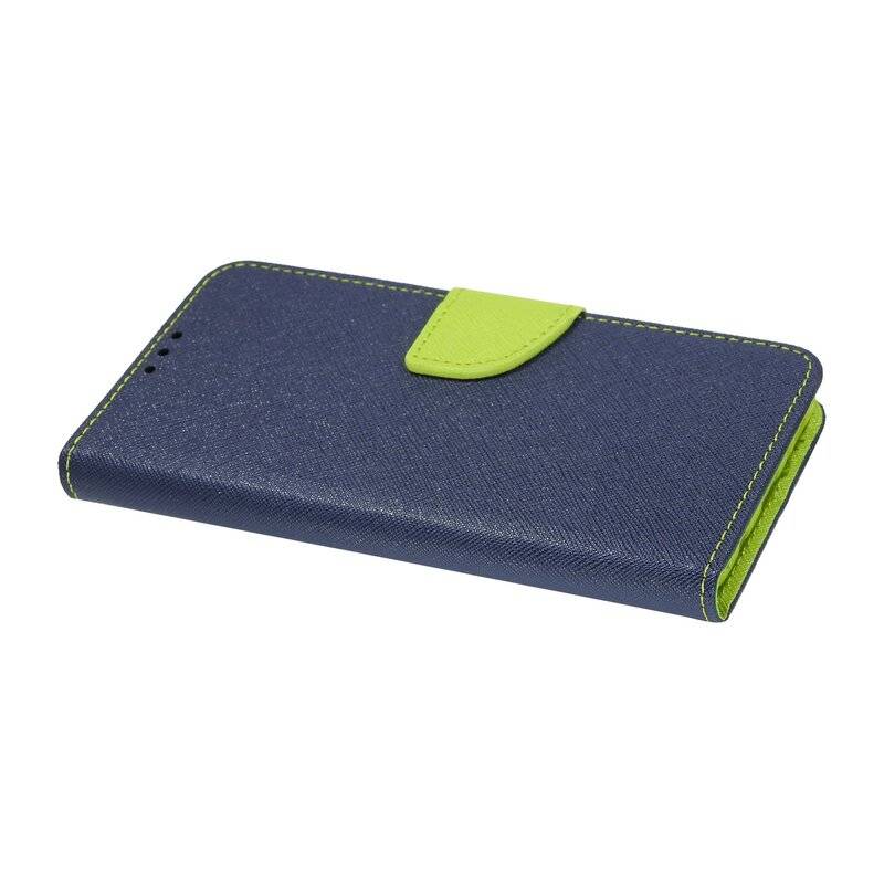 Buch Tasche "Fancy" für LG K62 Handy Hülle Etui Brieftasche Schutzhülle mit Standfunktion, Kartenfach Blau-Grün