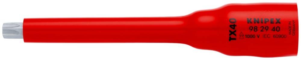 Eine hellrote Plastikröhre mit glatter Oberfläche, die sich leicht zu einem Ende hin verjüngt. Keine identifizierenden Merkmale oder Kennzeichnungen sind sichtbar.