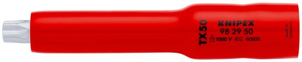 Ein leuchtend rotes Hundespielzeug aus Gummi in Knochenform, das zum Spielen und Kauen entwickelt wurde.