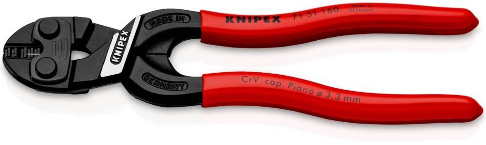 Knipex-Werk Kompakt-Bolzenschneider 71 31 160 SB