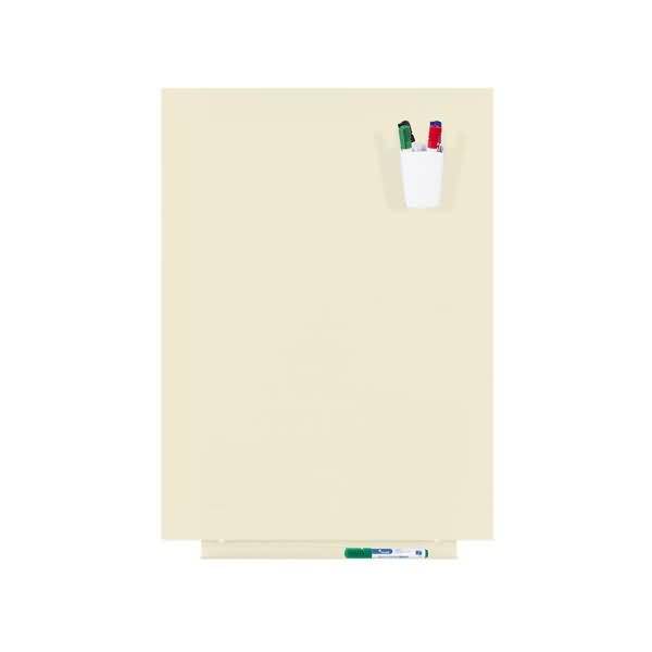 Skinwhiteboard-Modul lackiert 55x75cm RAL 1013 perlweiß