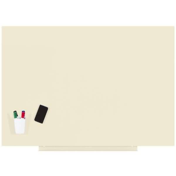 Skinwhiteboard-Modul lackiert 75x115cm RAL 1013 perlweiß