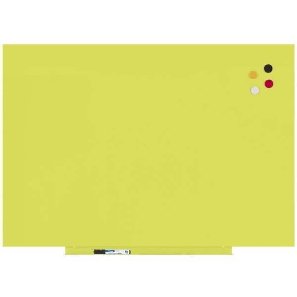 Skinwhiteboard-Modul lackiert 75x115cm RAL 1016 schwefelgelb