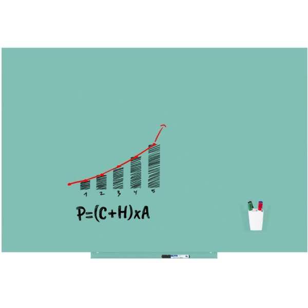 Skinwhiteboard-Modul lackiert 100x150cm RAL 6027 lichtgrün