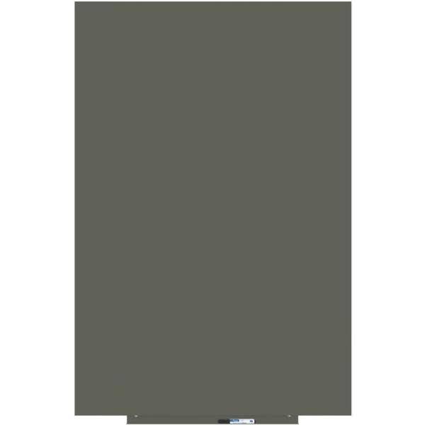 Skinwhiteboard-Modul lackiert 100x150cm RAL 7033 zementgrau