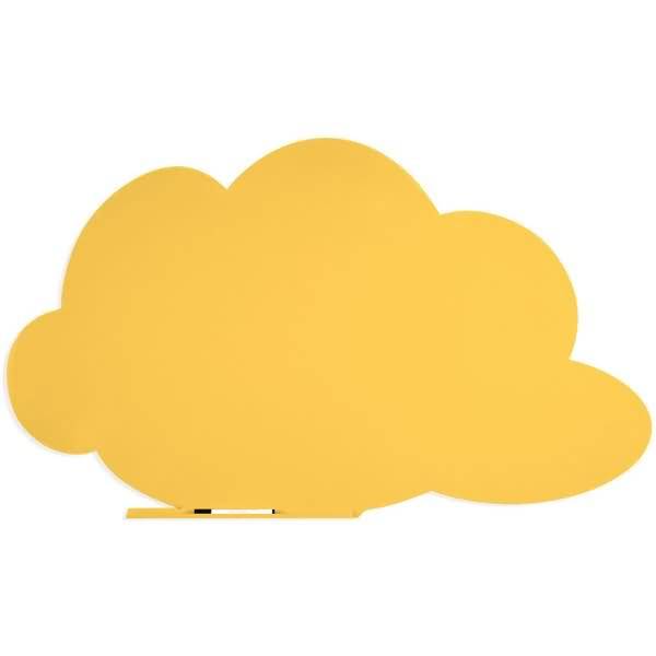 Symbol-Tafel Skinshape Wolke lackiert 75x115cm RAL 1023 verkehrsgelb