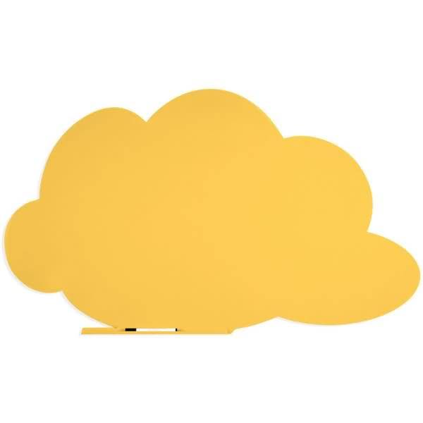 Symbol-Tafel Skinshape Wolke lackiert 100x150cm RAL 1023 verkehrsgelb