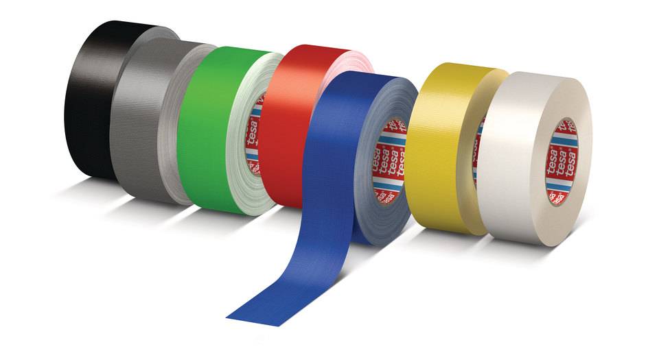 Tesa Standard Gewebeklebeband 4688, 25m x 50mm, schwarz