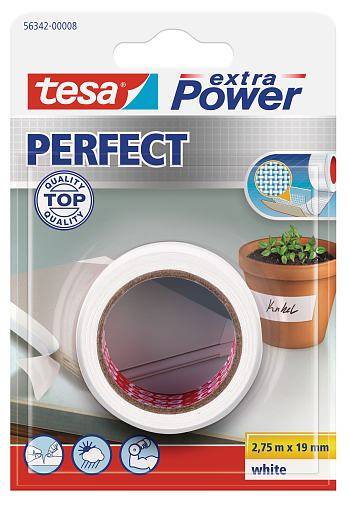 tesa Gewebeband, extra Power Perfect, blau, 2,75m x 19mm