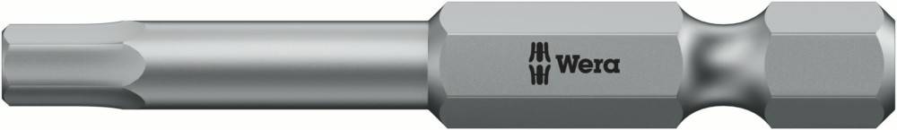 Ein metallischer Sechskant-Bohrer mit einer glänzenden Oberfläche, der eine spitze Spitze für präzises Bohren in Materialien zeigt.