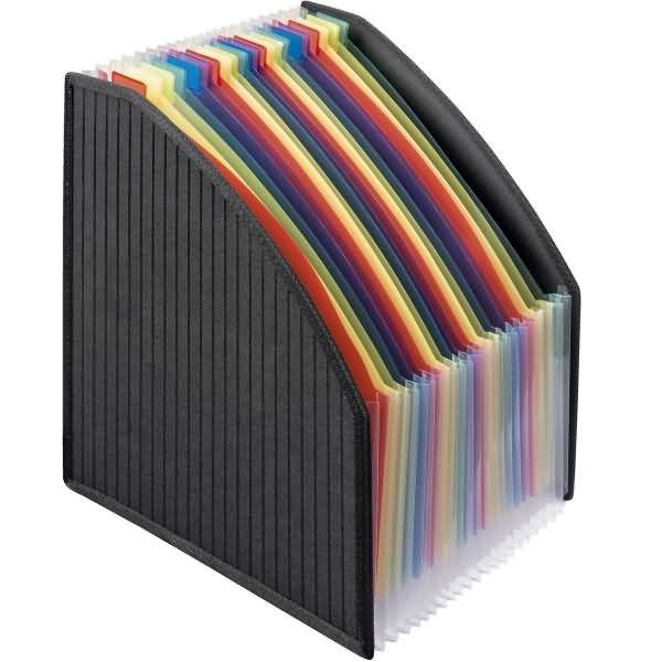 Stehsammler A4 255x150x40mmPP schwarz/mehrfarbig