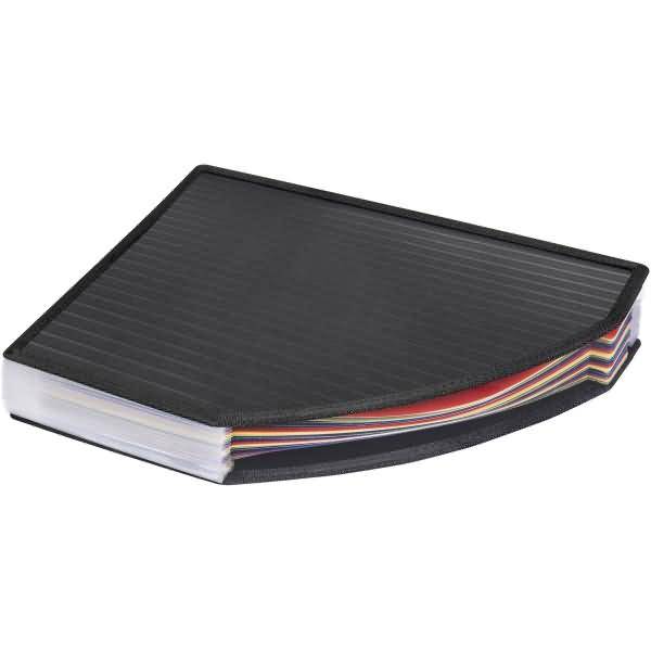 Stehsammler A4 255x150x40mmPP schwarz/mehrfarbig