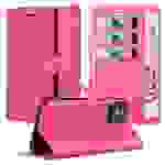 Cadorabo Hülle für Apple iPhone 12 PRO MAX Schutz Hülle in Pink Handyhülle Etui Case Cover Magnetverschluss