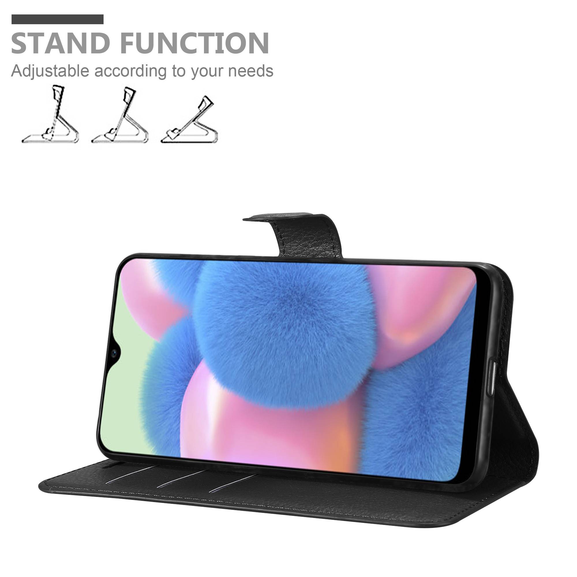 Cadorabo Hülle für Samsung Galaxy A50 4G / A50s / A30s Schutz Hülle in Schwarz Handyhülle Etui Case Cover