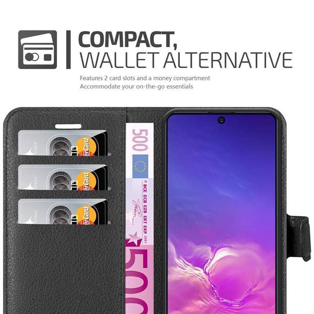 Cadorabo Hülle für Samsung Galaxy A91 / S10 LITE / M80s Schutz Hülle in Schwarz Handyhülle Etui Case Cover