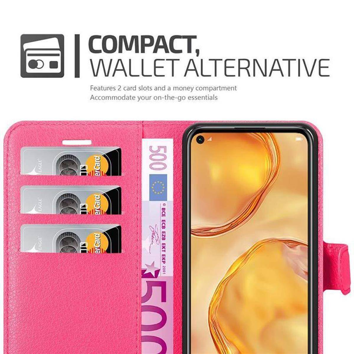 Cadorabo Hülle für Huawei NOVA 6 SE / P40 LITE / NOVA 7i Schutz Hülle in Pink Handyhülle Etui Case Cover