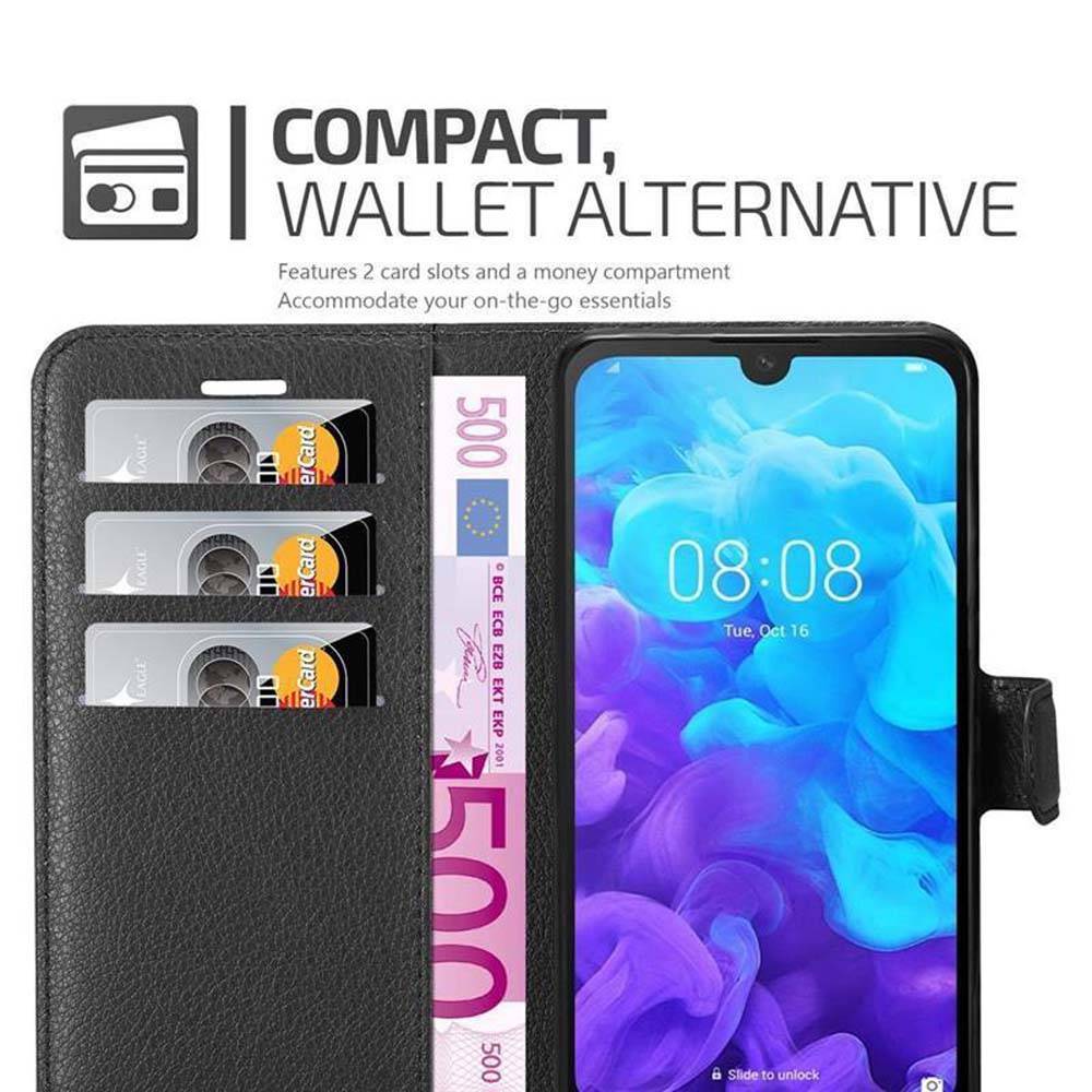 Cadorabo Hülle für Huawei Y5 2019 / Enjoy Play 8 / Honor 8S Schutz Hülle in Schwarz Handyhülle Etui Case Cover