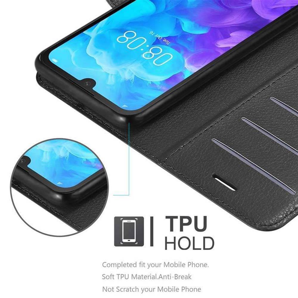 Cadorabo Hülle für Huawei Y5 2019 / Enjoy Play 8 / Honor 8S Schutz Hülle in Schwarz Handyhülle Etui Case Cover