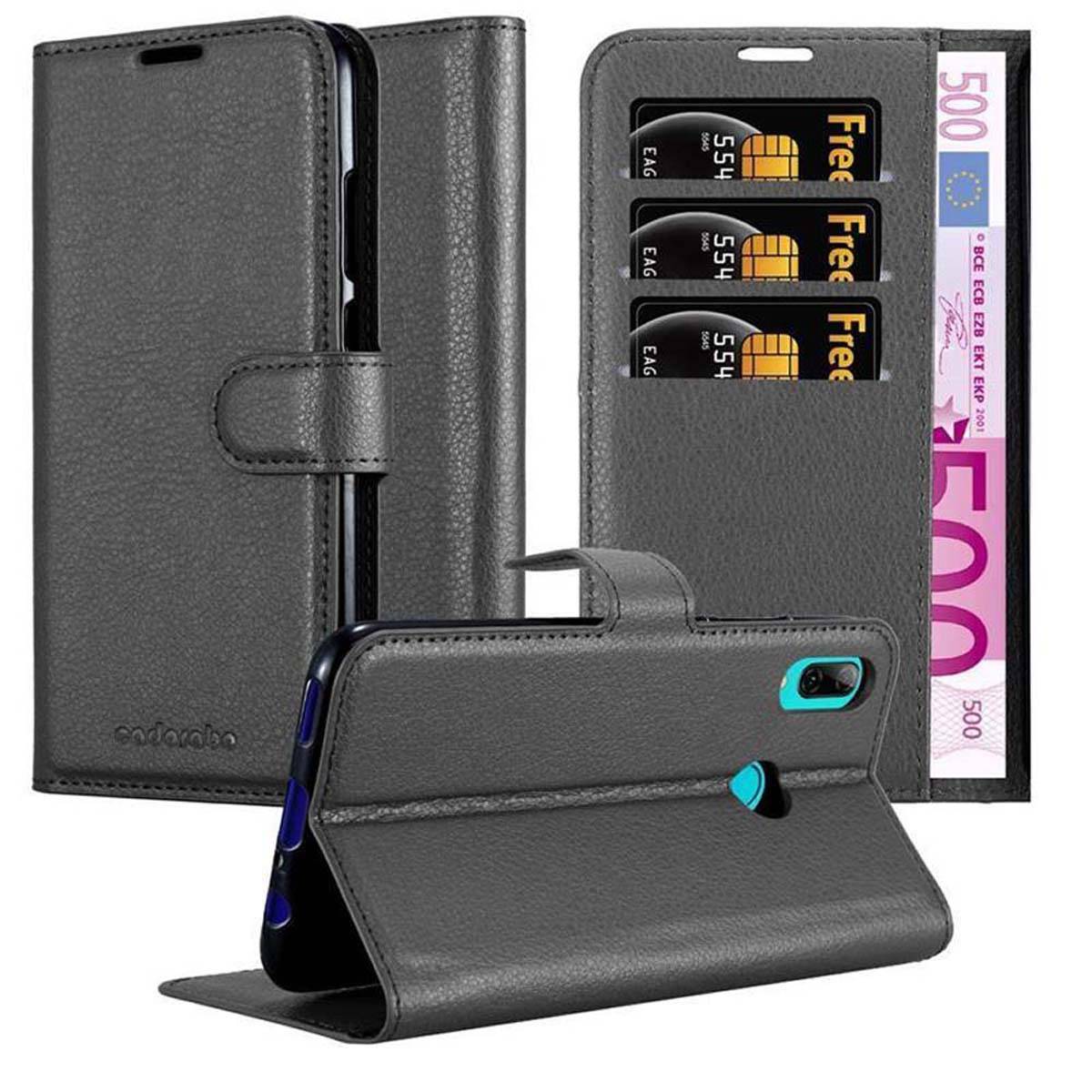 Cadorabo Hülle für Honor 10 LITE / Huawei P SMART 2019 Schutz Hülle in Schwarz Handyhülle Etui Case Cover