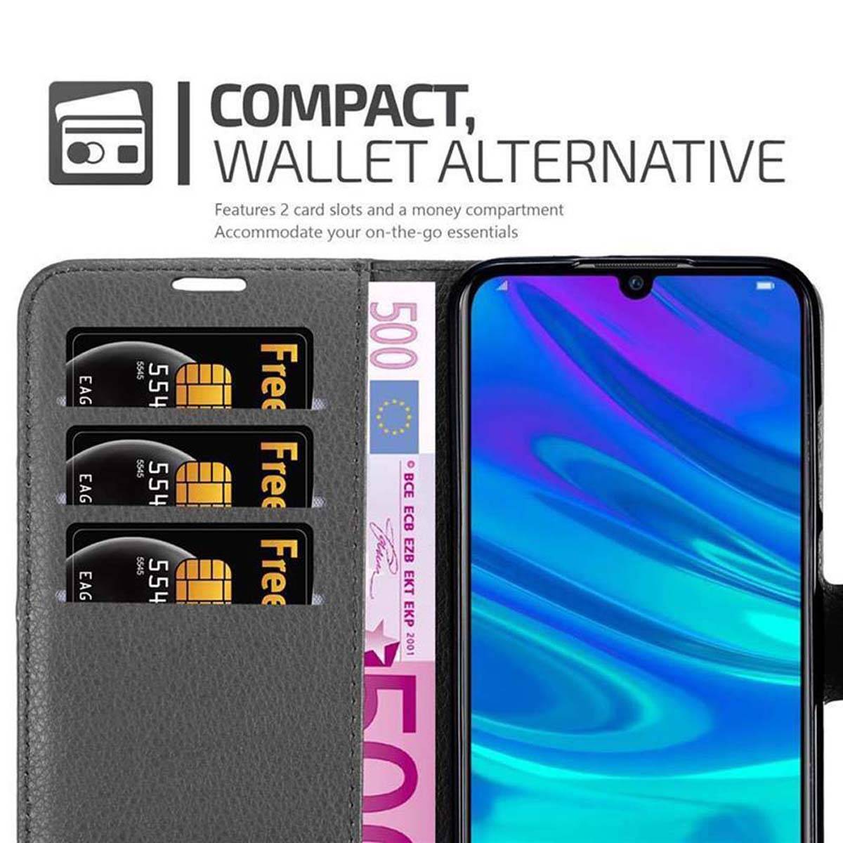 Cadorabo Hülle für Honor 10 LITE / Huawei P SMART 2019 Schutz Hülle in Schwarz Handyhülle Etui Case Cover