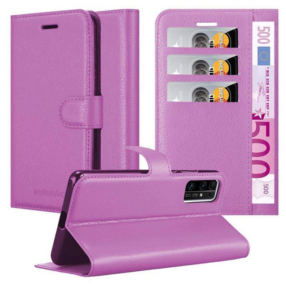 Cadorabo Hülle für Honor 30 Schutz Hülle in Lila Handyhülle Etui Case Cover Magnetverschluss