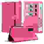 Cadorabo Hülle für Honor 30 PRO Schutz Hülle in Pink Handyhülle Etui Case Cover Magnetverschluss