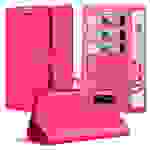 Cadorabo Hülle für Sony Xperia 1 II Schutz Hülle in Pink Handyhülle Etui Case Cover Magnetverschluss