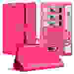 Cadorabo Hülle für Sony Xperia 10 II Schutz Hülle in Pink Handyhülle Etui Case Cover Magnetverschluss