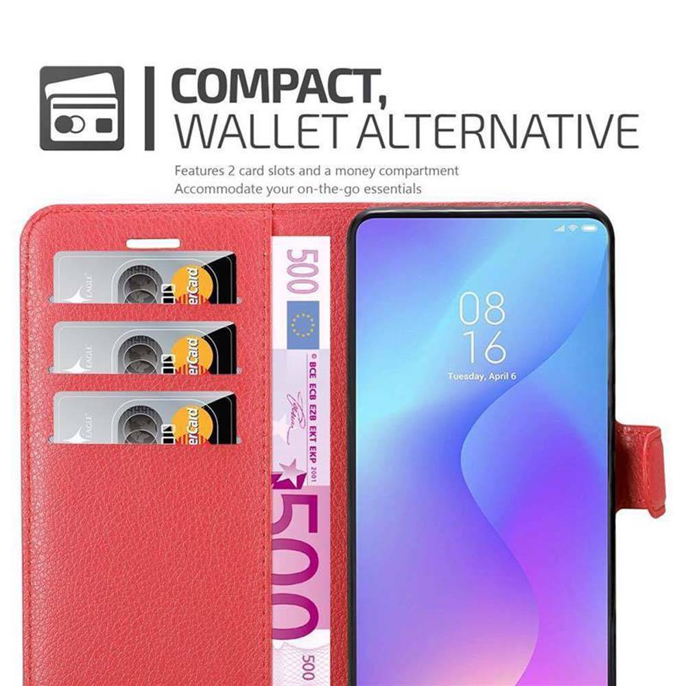 Cadorabo Hülle für Xiaomi Mi 9T / Mi 9T PRO / RedMi K20 / RedMi K20 PRO Schutz Hülle in Rot Handyhülle Etui Case Cover