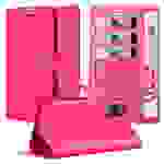 Cadorabo Hülle für Oppo A72 Schutz Hülle in Pink Handyhülle Etui Case Cover Magnetverschluss