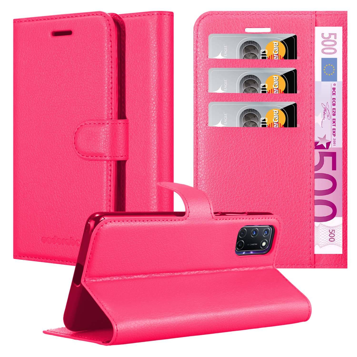 Cadorabo Hülle für Oppo A72 Schutz Hülle in Rosa Handyhülle Etui Case Cover Magnetverschluss