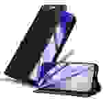 Cadorabo Hülle für Samsung Galaxy A51 4G / M40s Schutz Hülle in Schwarz Handyhülle Etui Case Cover Magnetverschluss