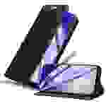 Cadorabo Hülle für Samsung Galaxy A71 5G Schutz Hülle in Schwarz Handyhülle Etui Case Cover Magnetverschluss