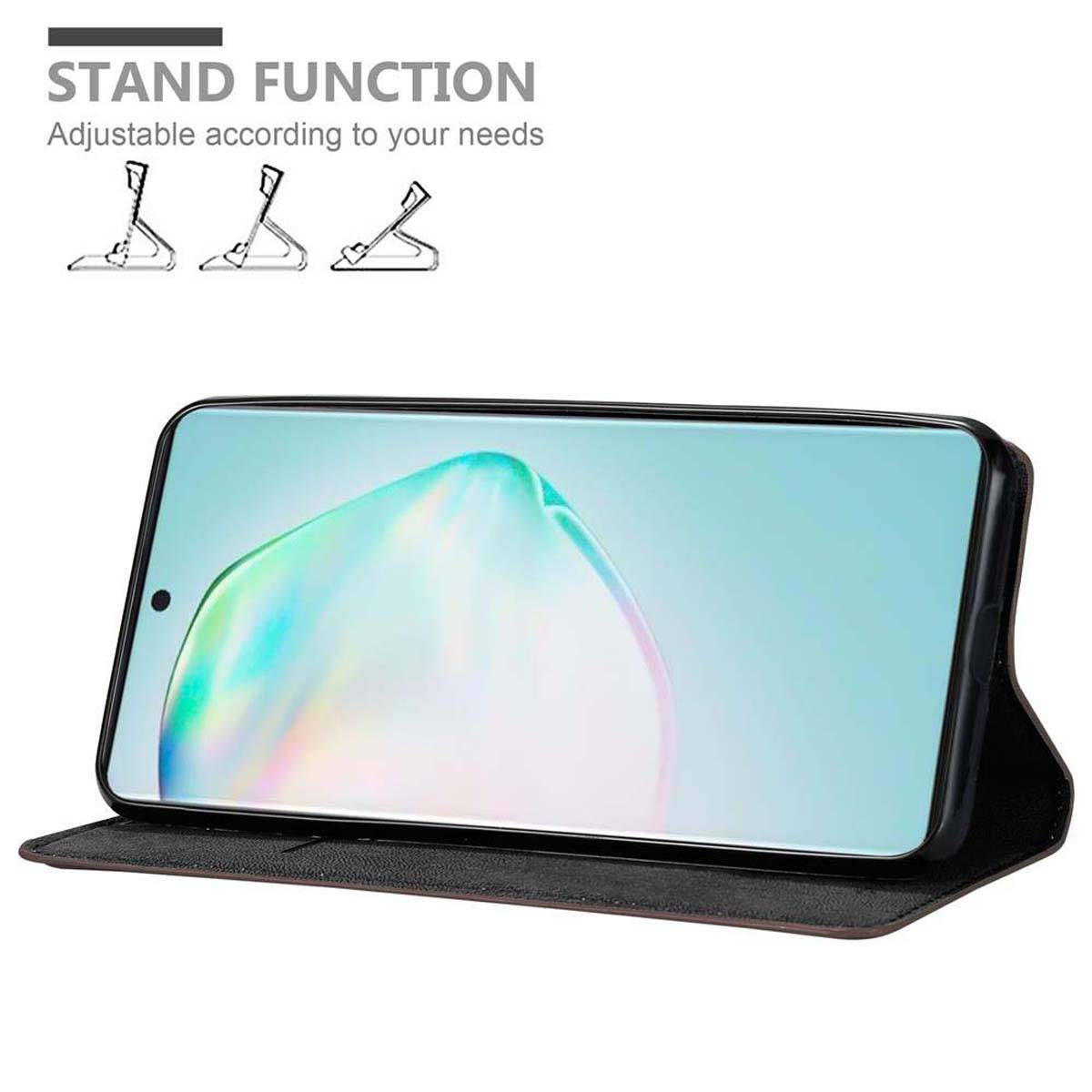 Cadorabo Hülle für Samsung Galaxy A91 / S10 LITE / M80s Schutz Hülle in Braun Handyhülle Etui Case Cover