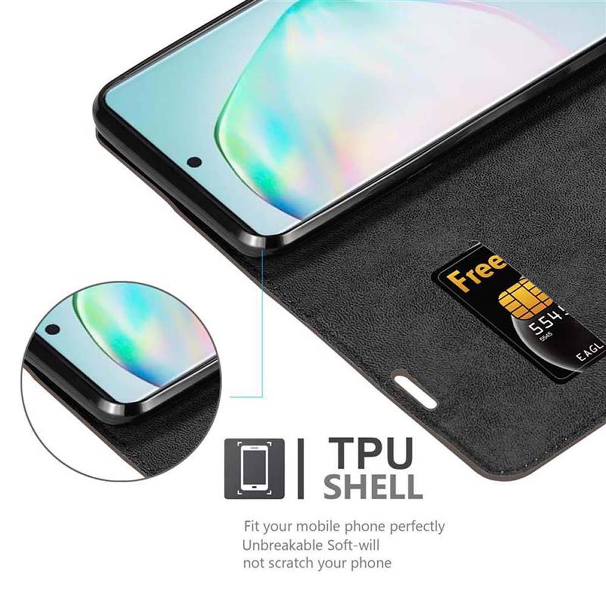 Cadorabo Hülle für Samsung Galaxy A91 / S10 LITE / M80s Schutz Hülle in Braun Handyhülle Etui Case Cover