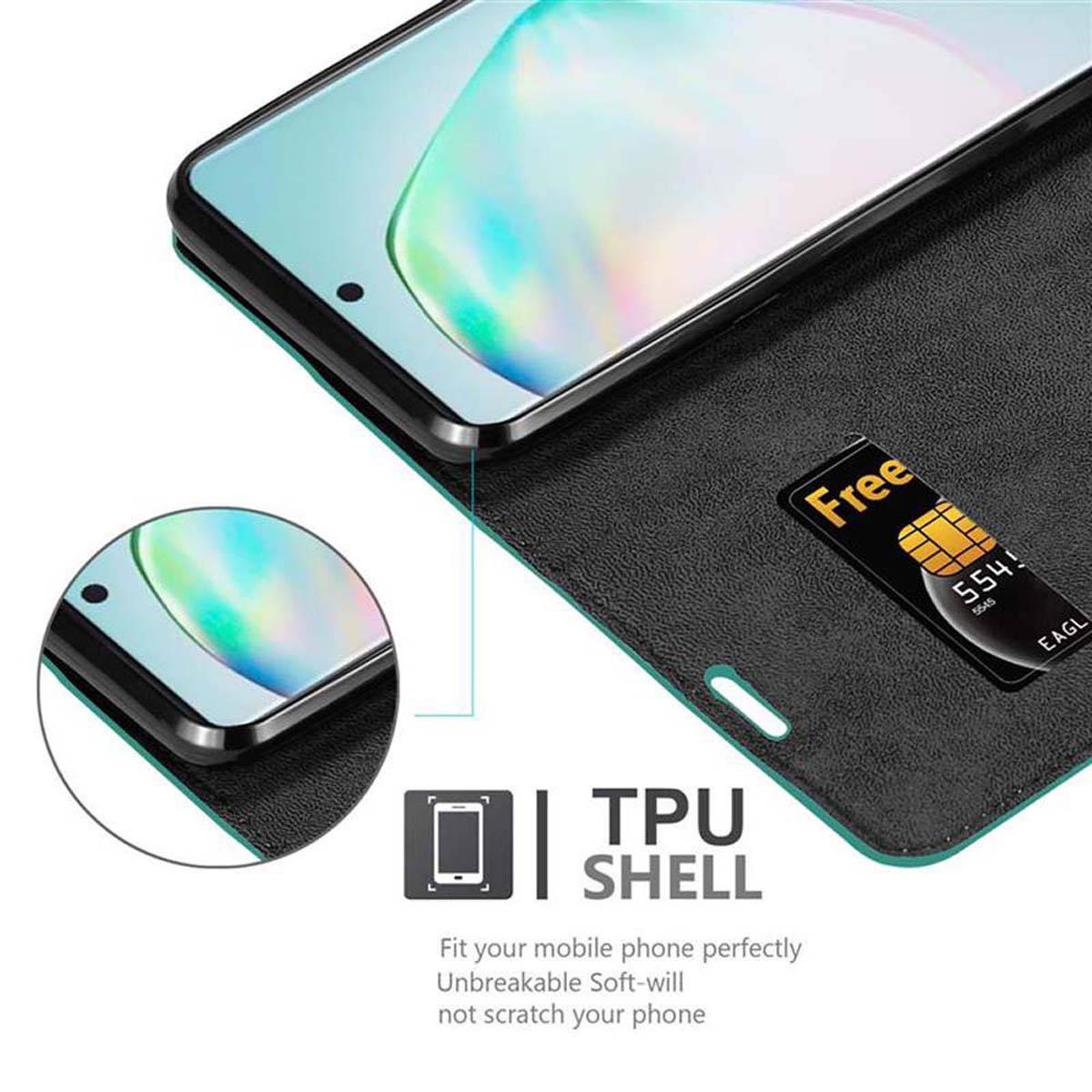 Cadorabo Hülle für Samsung Galaxy A91 / S10 LITE / M80s Schutz Hülle in Türkis Handyhülle Etui Case Cover