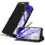 Cadorabo Hülle für Samsung Galaxy M21 / M30s Schutz Hülle in Schwarz Handyhülle Etui Case Cover Magnetverschluss