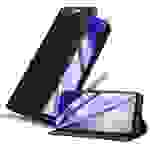 Cadorabo Hülle für Samsung Galaxy M21 / M30s Schutz Hülle in Schwarz Handyhülle Etui Case Cover Magnetverschluss