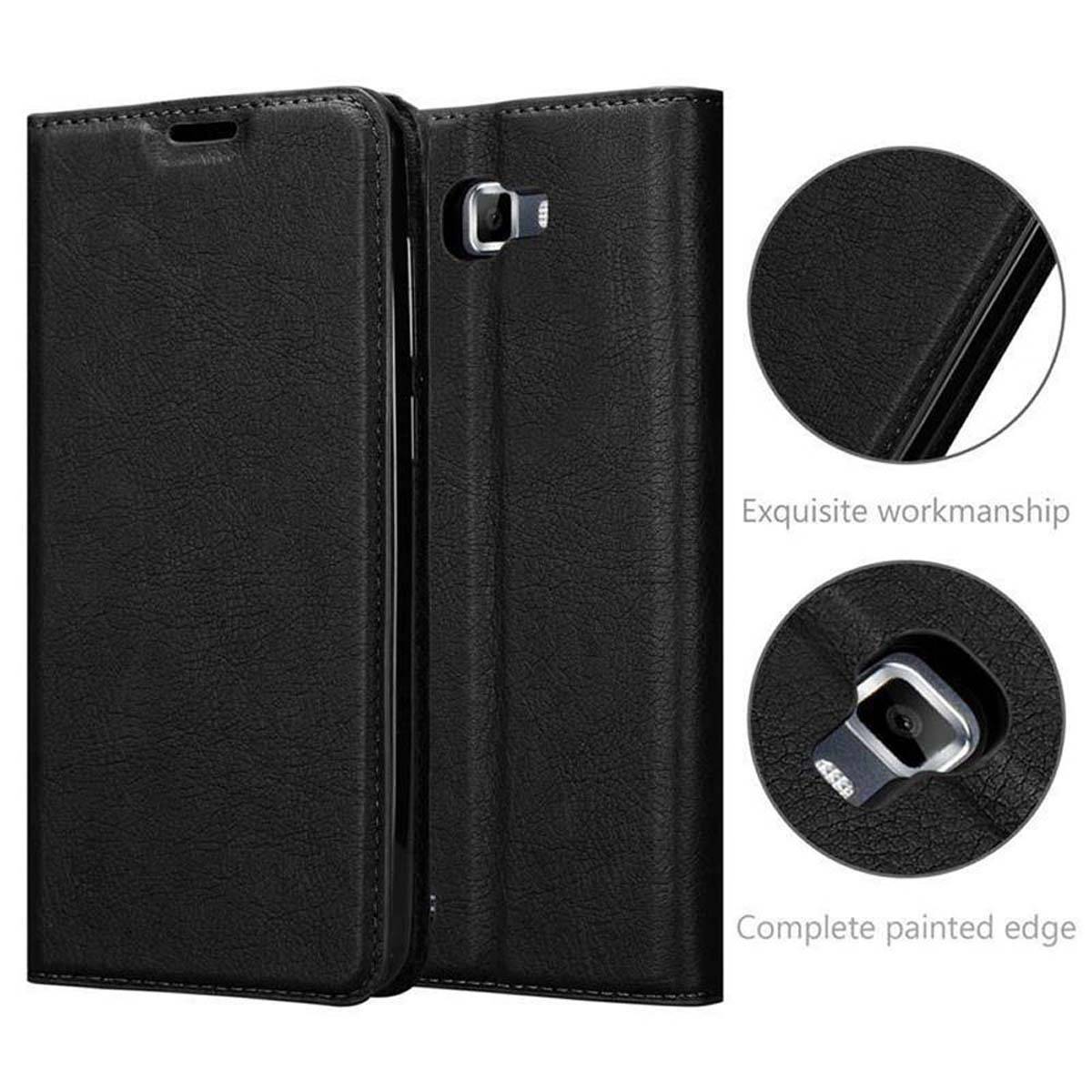 Cadorabo Hülle für Samsung Galaxy NOTE 1 Schutz Hülle in Schwarz Handyhülle Etui Case Cover Magnetverschluss