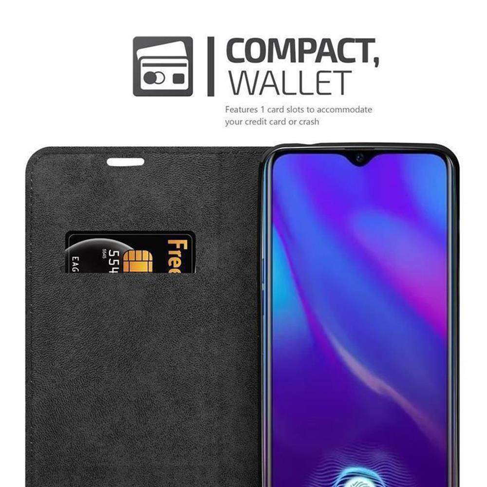 Cadorabo Hülle für Oppo R17 NEO Schutz Hülle in Braun Handyhülle Etui Case Cover Magnetverschluss