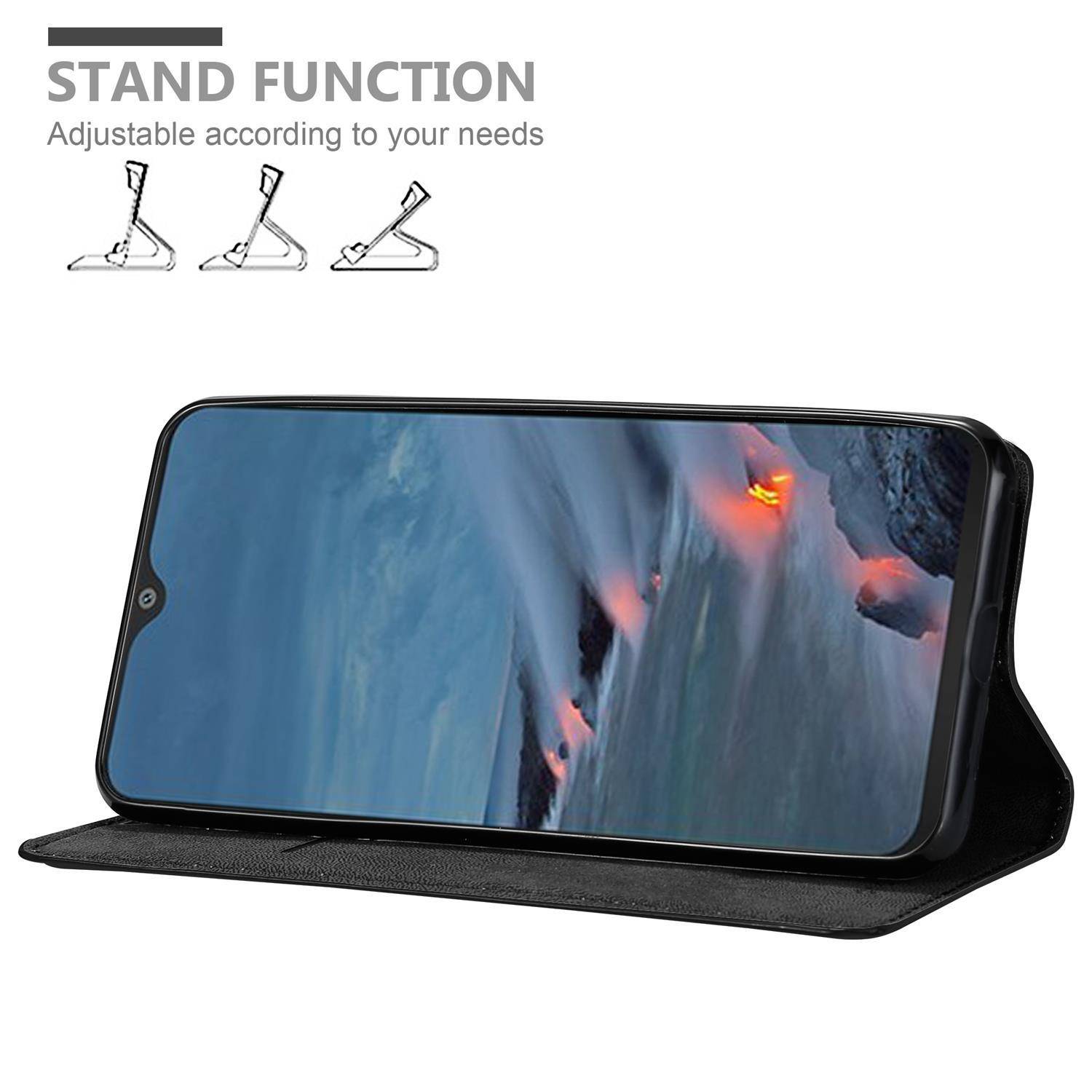 Cadorabo Hülle für Cubot P30 Schutz Hülle in Schwarz Handyhülle Etui Case Cover Magnetverschluss