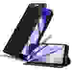 Cadorabo Hülle für Nokia 2.4 Schutz Hülle in Schwarz Handyhülle Etui Case Cover Magnetverschluss