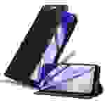Cadorabo Hülle für Nokia 3.4 Schutz Hülle in Schwarz Handyhülle Etui Case Cover Magnetverschluss