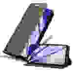 Cadorabo Hülle für Google PIXEL 4A Schutz Hülle in Braun Handyhülle Etui Case Cover Magnetverschluss