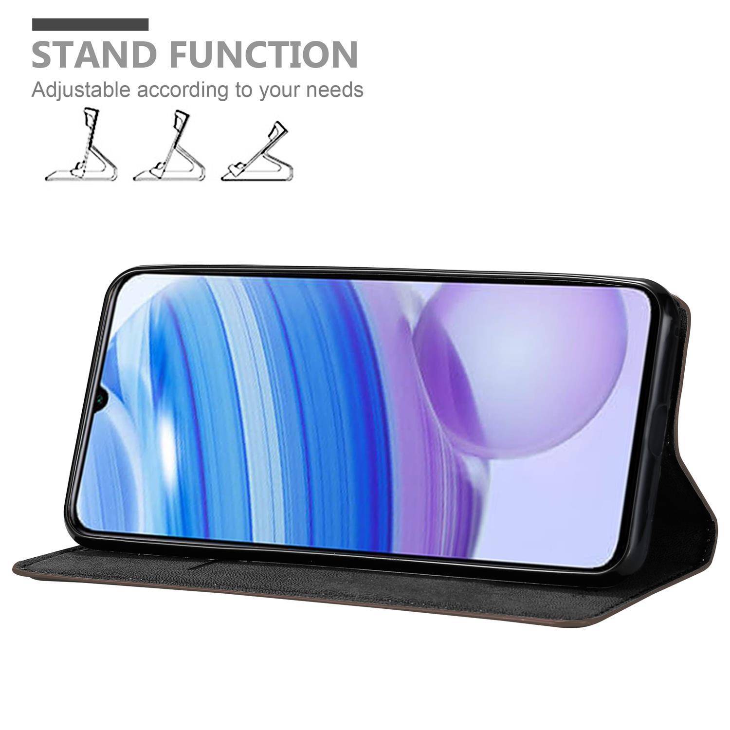 Cadorabo Hülle für Xiaomi RedMi 10X 5G / RedMi 10X PRO 5G Schutz Hülle in Braun Handyhülle Etui Case Cover