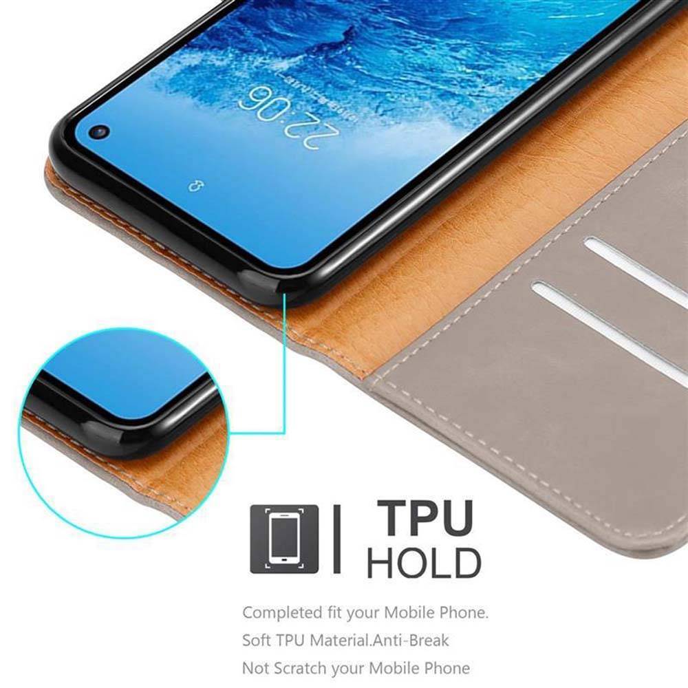 Cadorabo Hülle für Samsung Galaxy S10e Schutzhülle in Braun Handyhülle Book Tasche Case Etui Luxury