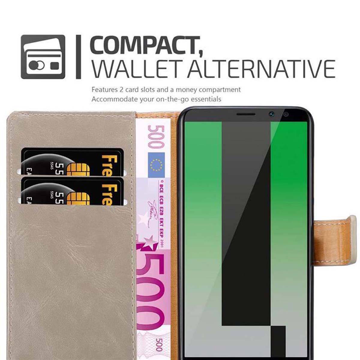 Cadorabo Hülle für Huawei MATE 10 LITE Schutzhülle in Braun Handyhülle Book Tasche Case Etui Luxury