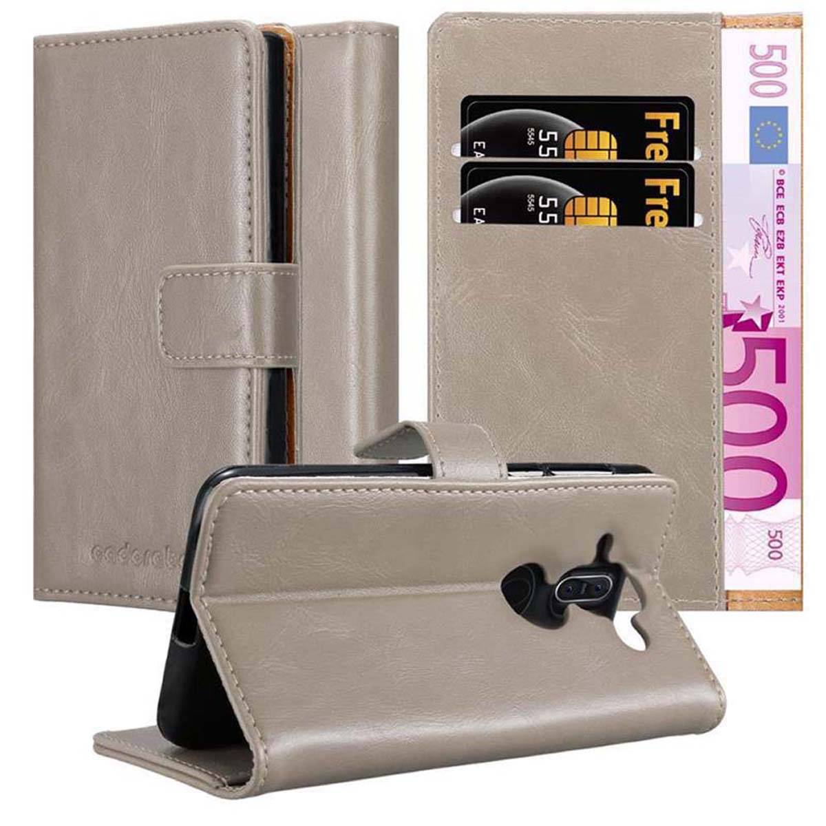 Cadorabo Hülle für Nokia 8 Sirocco Schutzhülle in Braun Handyhülle Book Tasche Case Etui Luxury