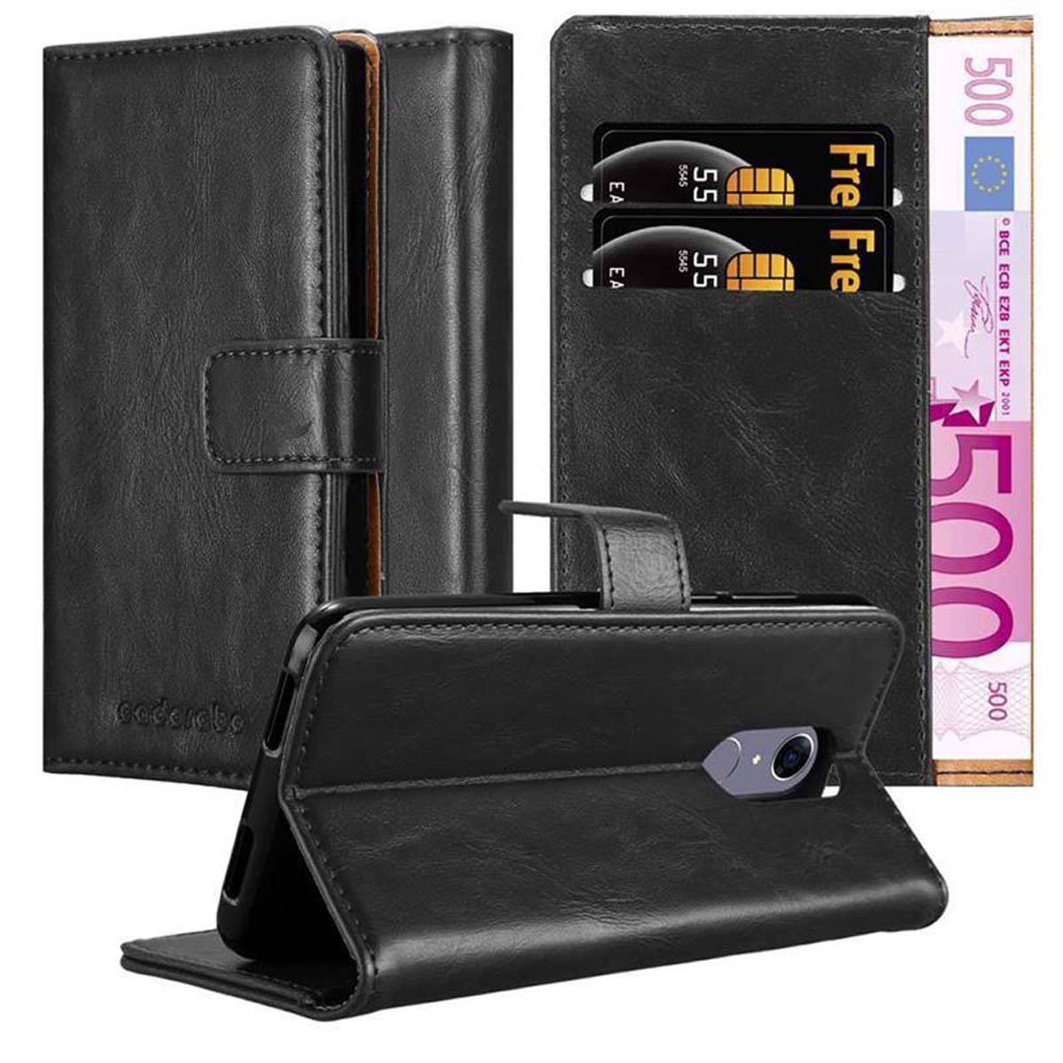 Cadorabo Hülle für Cubot NOVA Schutzhülle in Schwarz Handyhülle Book Tasche Case Etui Luxury