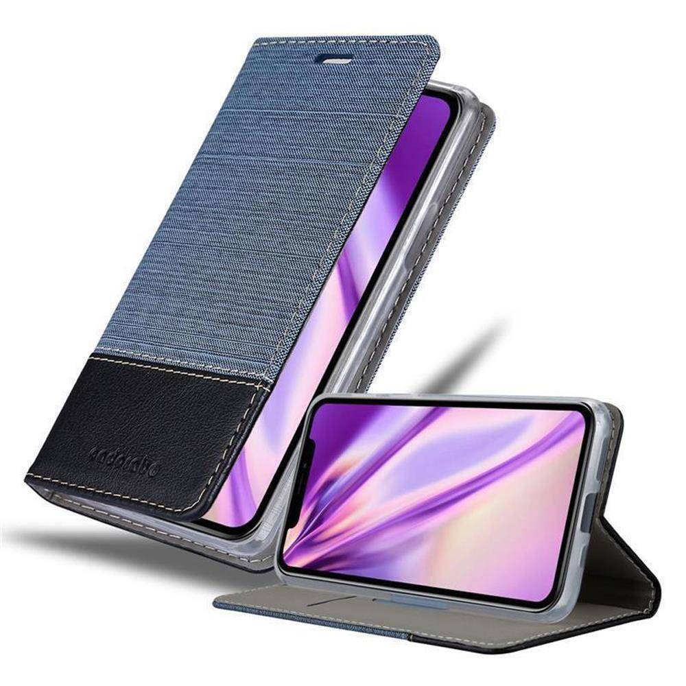 Cadorabo Hülle für Apple iPhone 11 PRO MAX Schutzhülle in Blau Handy Hülle Etui Book Case Cover